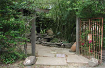An inviting entry to The Guest House